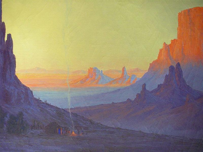 800x600 History Of Pack Creek Ranch Country Cabins, Moab, Utah - Plateau Painting