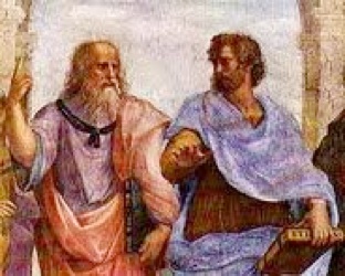 312x250 Plato And Aristotle - Plato And Aristotle Painting