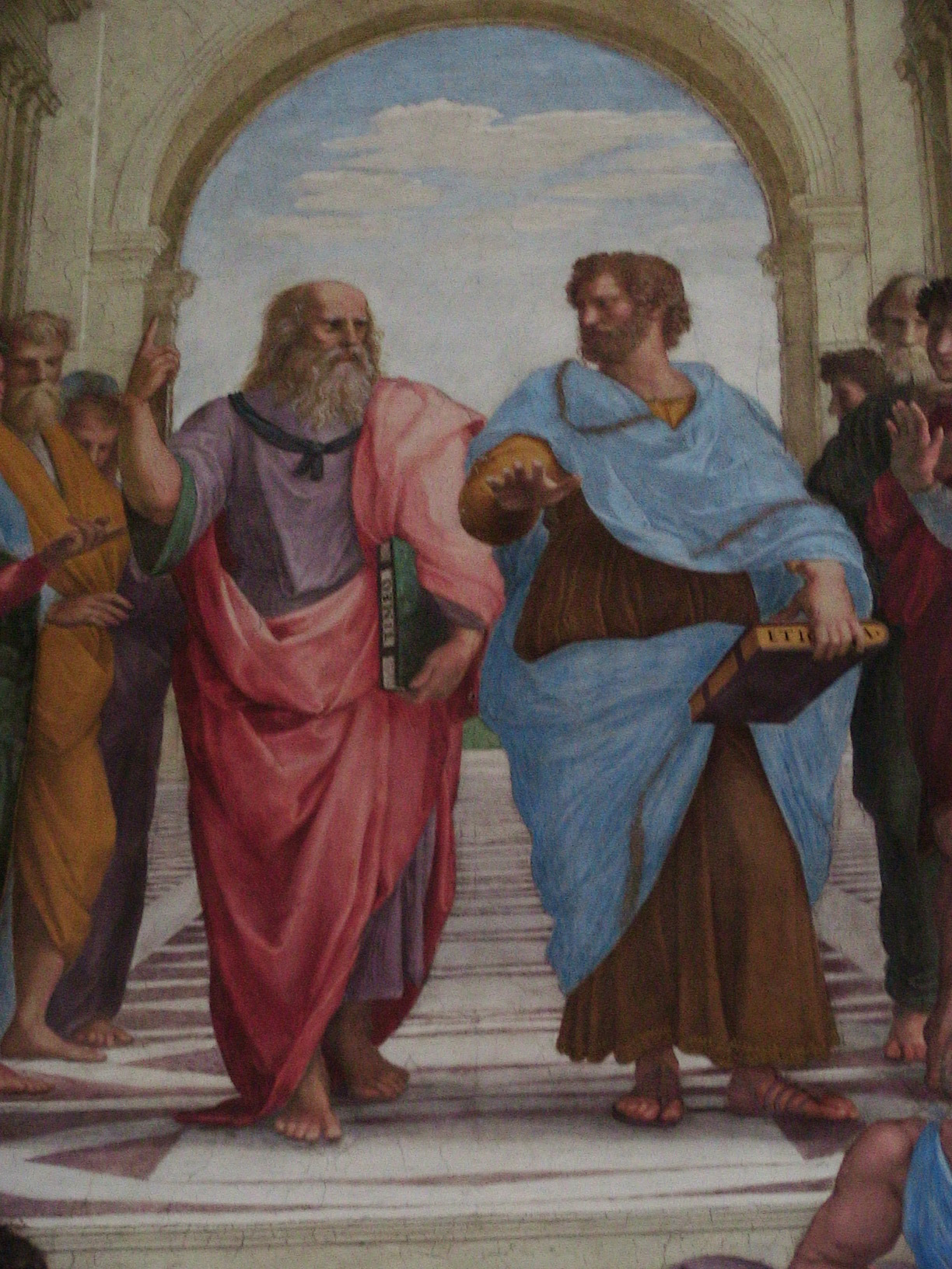 1224x1632 High Renaissance And Mannerist Art In Italy Raphael In The Stanza - Plato And Aristotle Painting