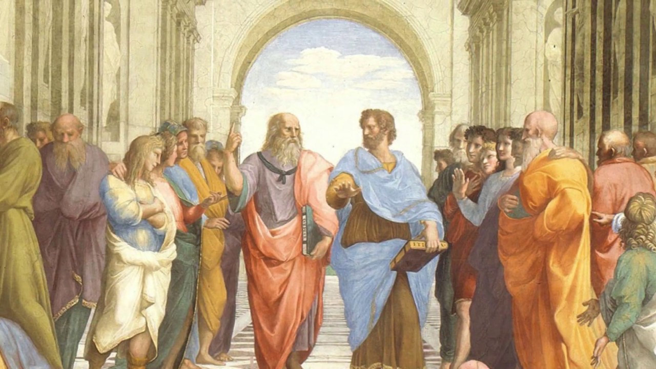 1280x720 Plato's Academy - Plato Painting