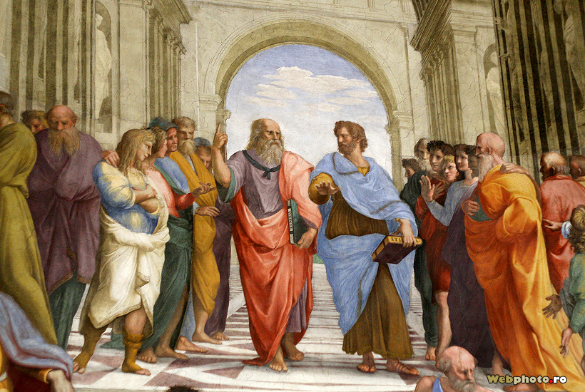 820x550 School Of Athens By Raphael Sanzio In The Vatican Museum - Plato Painting