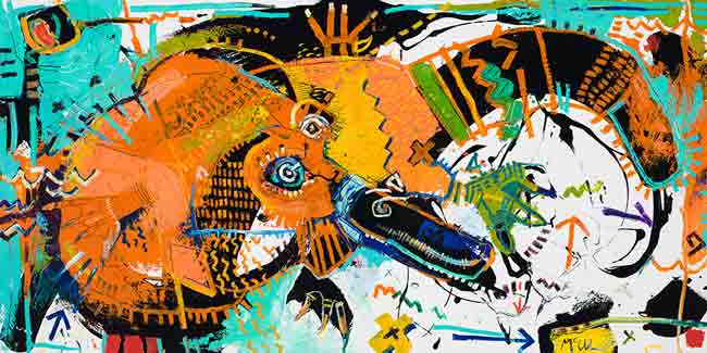 650x325 Platypus (Sold) - Platypus Painting