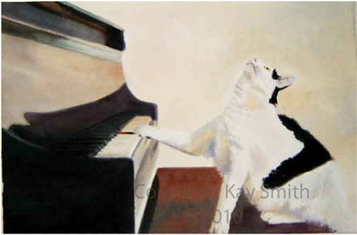 700x461 Kaysmithbrushworks Play It Again Sam (Kitty) - Play It Again Painting