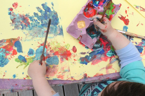 600x400 Play Idea Painting With Toddlers - Play Painting