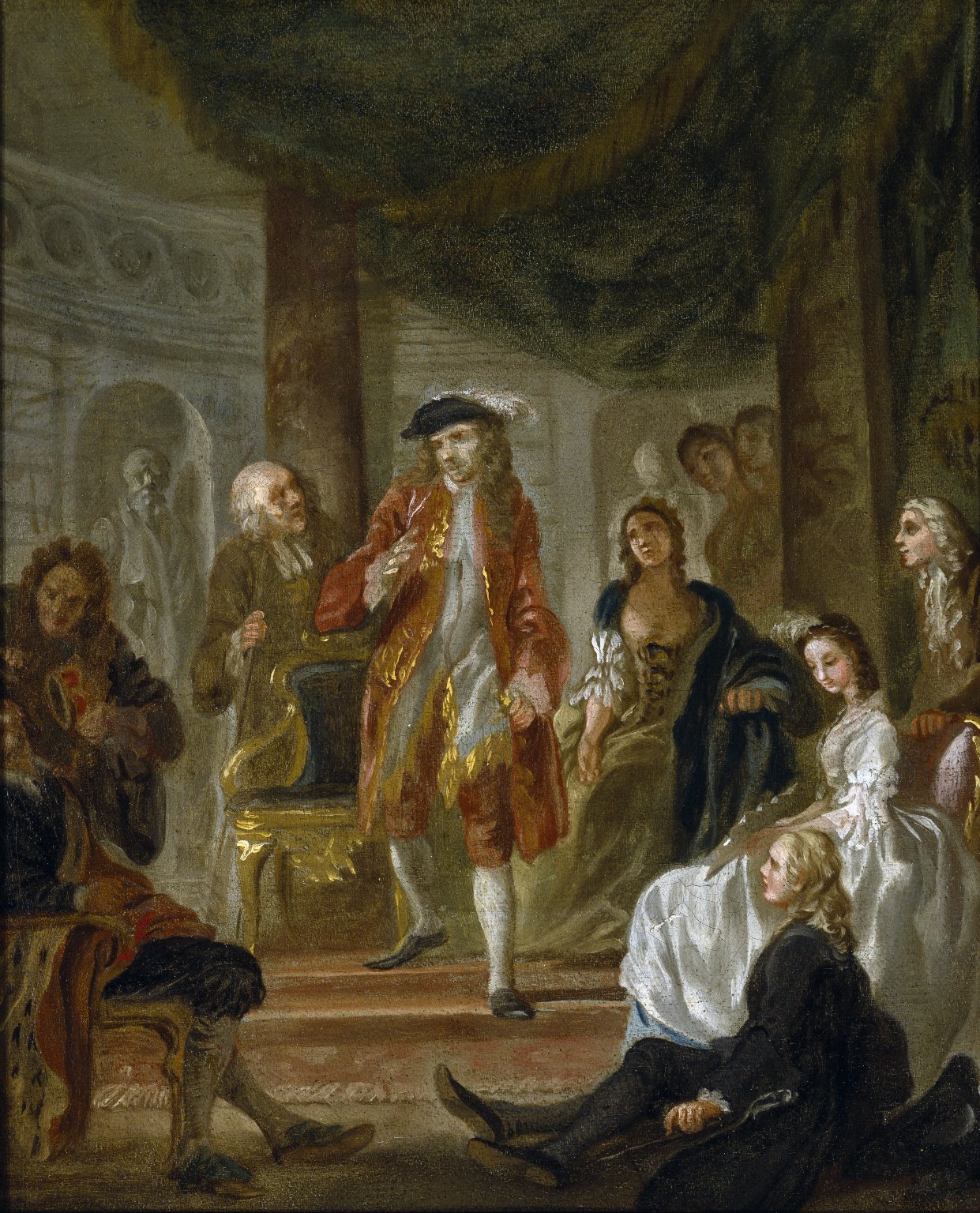 1241x1536 Painting Shakespeare Folger Shakespeare Library - Play Painting