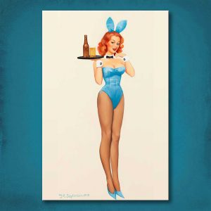 300x300 Bunny Oil Painting 8 - Playboy Bunny Painting