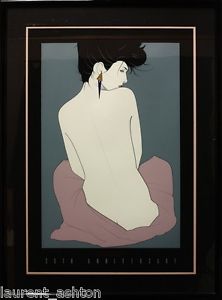 222x300 Patrick Nagel Hand Signed Serigraph Silkscreen Playboy 30th - Playboy Painting