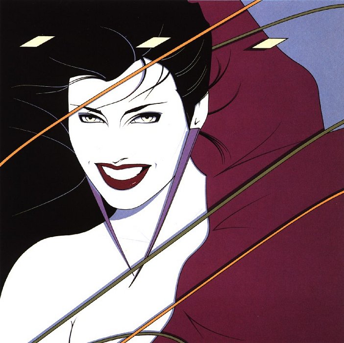 702x700 Patrick Nagel - Playboy Painting