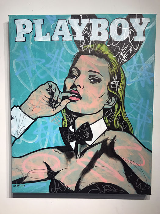525x700 Dillon Boy - Playboy Painting