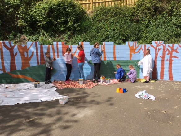 584x438 Playground Painting St. Matthew's High Brooms Ce Primary School - Playground Painting