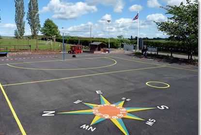 415x278 Playgrounds For Schools Playground Painting Hereford, Worcester - Playground Painting