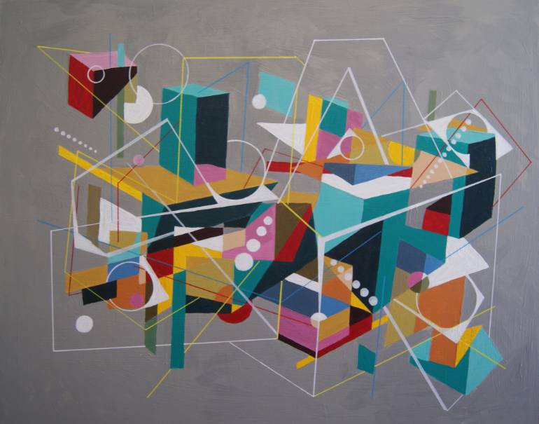 770x605 Saatchi Art Playground Painting By Dilcia Giron - Playground Painting