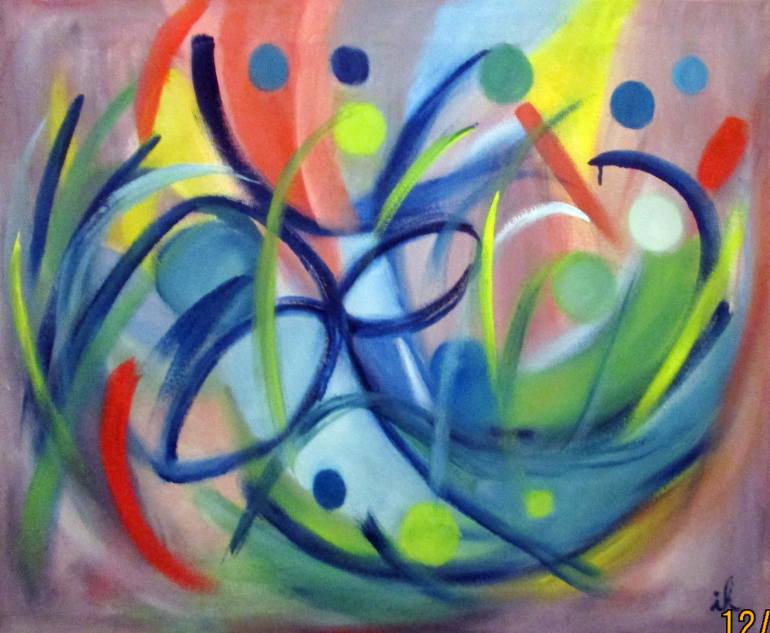 770x633 Saatchi Art Playground Painting By Ingrid Knaus - Playground Painting