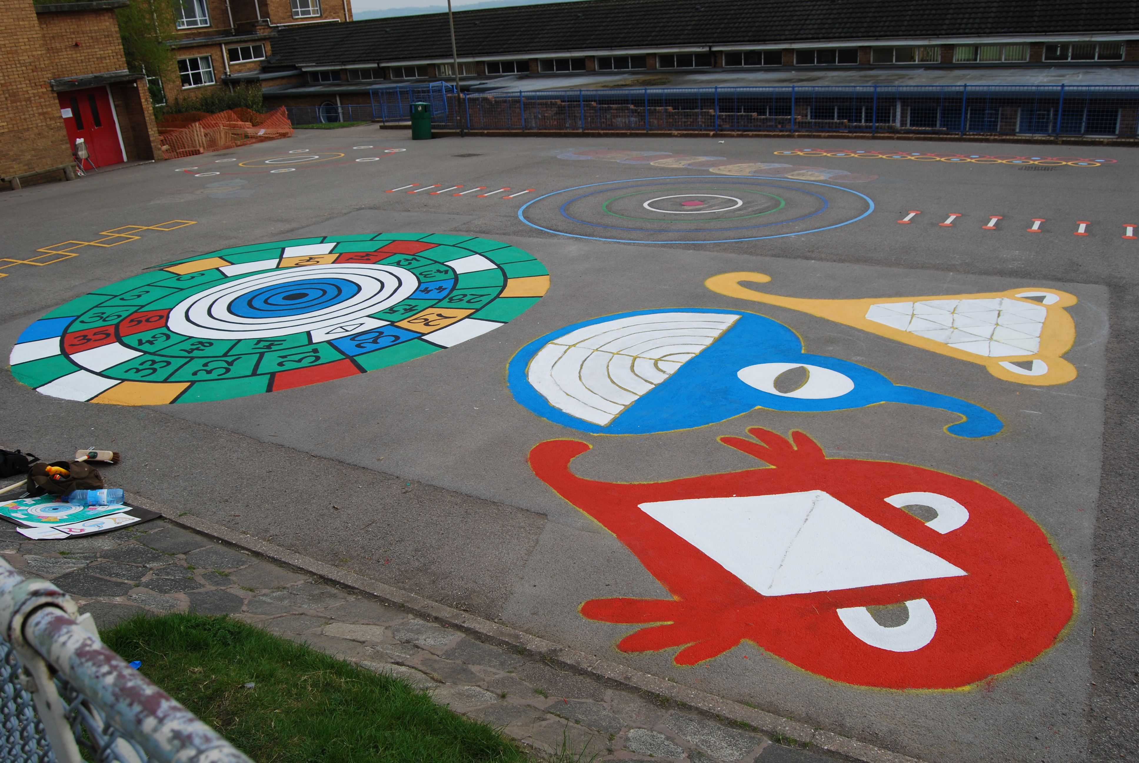 3872x2592 Playground Painting School Report - Playground Painting