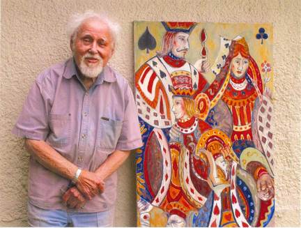 432x327 Les Malamut Art Gallery In Union To Feature Paintings Of 95 Year - Playing Card Painting