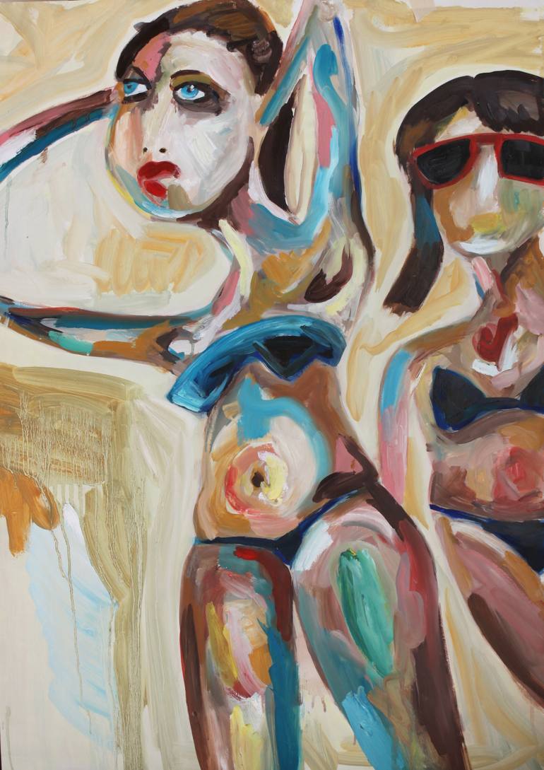 770x1089 Saatchi Art Please Me Sideways Painting By Jennifer Ward - Please Painting