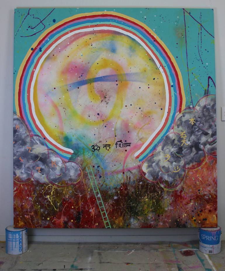 770x928 Saatchi Art Gate Gate Para Gate Painting By Wolfgang Pleiades - Pleiades Painting