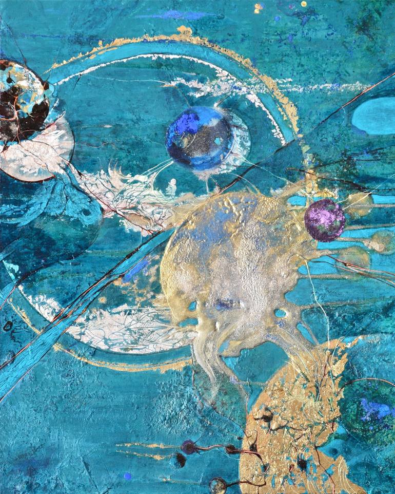 770x962 Saatchi Art Pleiades Painting By Elisabeth Maille - Pleiades Painting