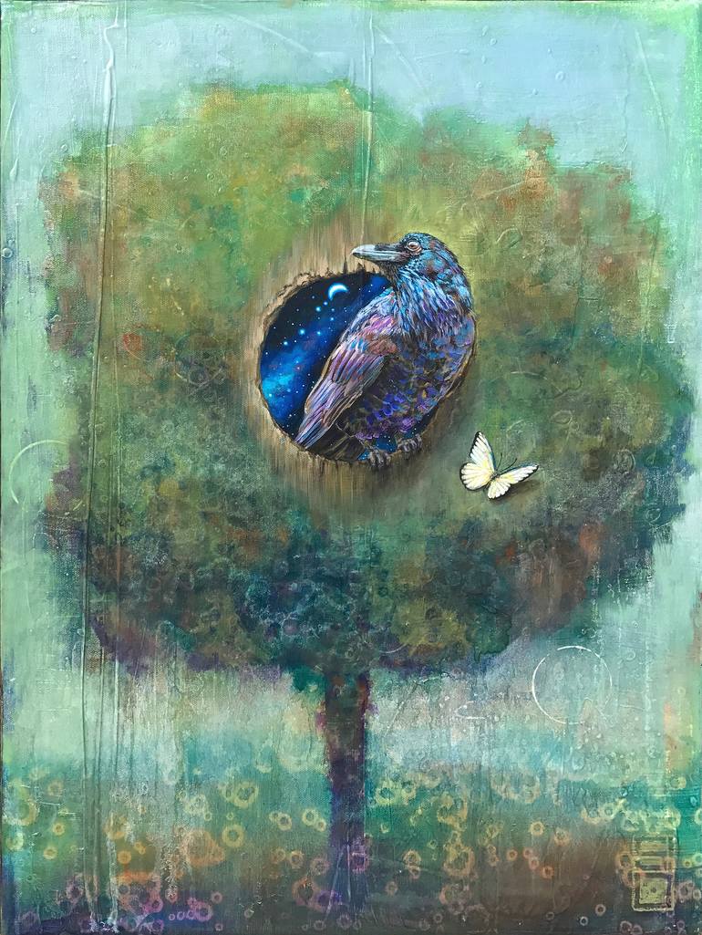 770x1025 Saatchi Art Pleiades Painting By Stacy D'Aguiar - Pleiades Painting