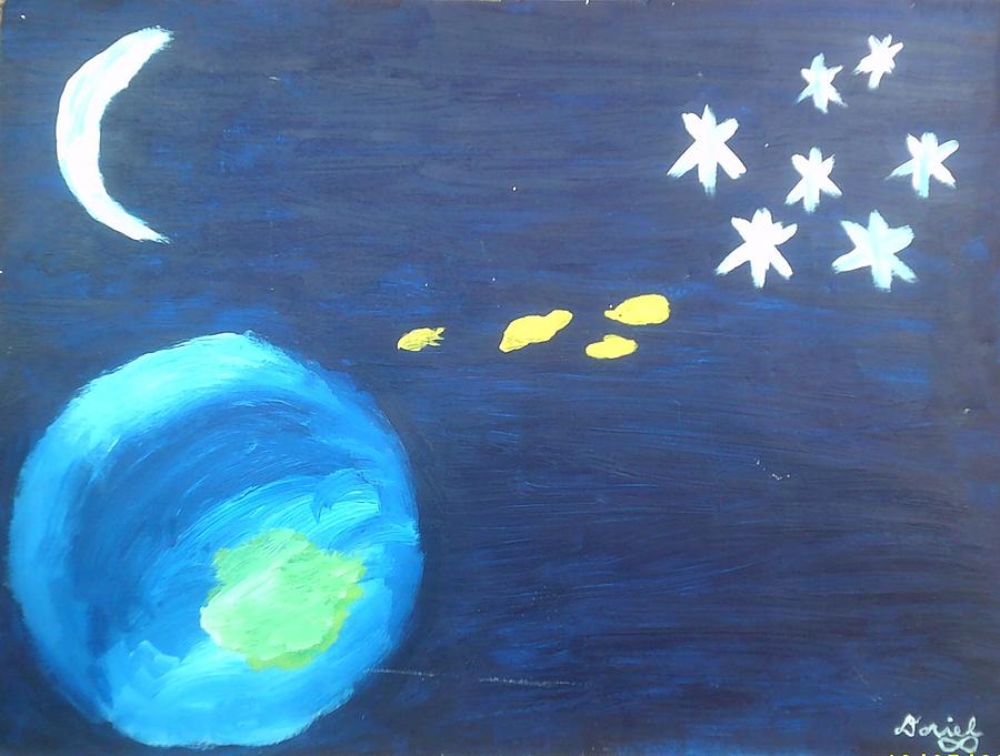 900x681 The Sapta Rishis Came To Earth From Orion And The Pleiades - Pleiades Painting