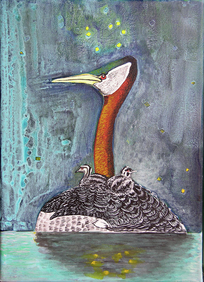 653x900 Under The Pleiades Painting By Alicia Otis - Pleiades Painting