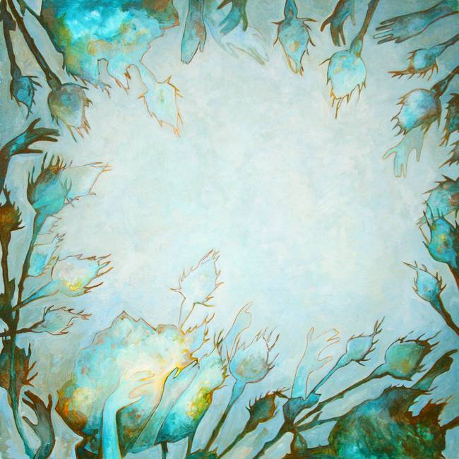 650x650 She Of My Mind Is The Pleiades By Sandra Cohen - Pleiades Painting