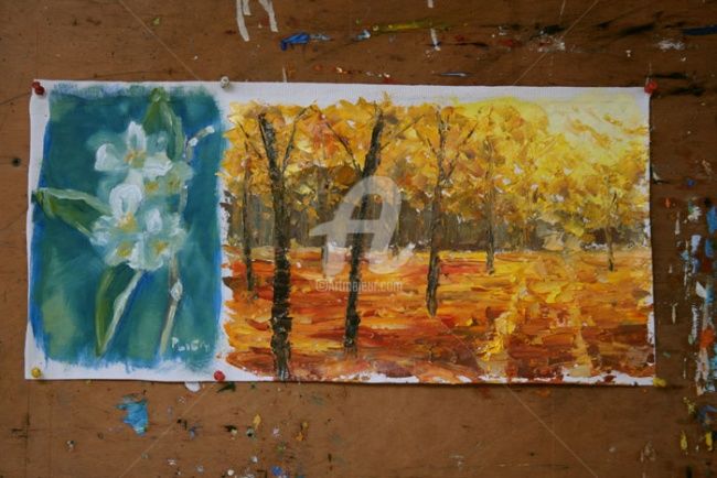 650x434 Plenair Painting Autumn Park 215. Oil On Canvas. 25x38cm. 2010 - Plenaire Painting