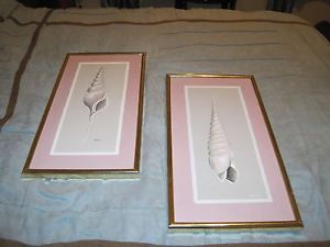 300x225 Paul Pletke (2) Sea Shell Signed Oil On Canvas Paintings 13x25 Ebay - Pletke Painting