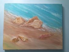 225x169 Sea Shell Art Painting Ebay - Pletke Painting
