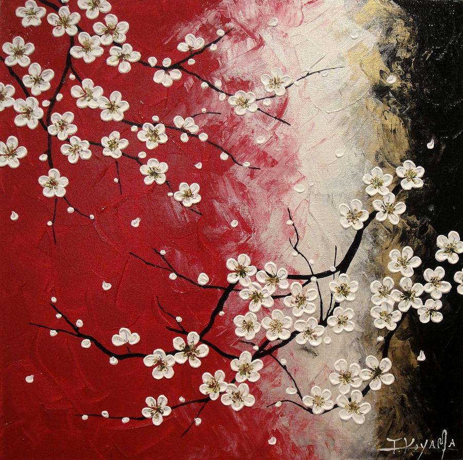 900x896 Japanese Plum Blossoms Painting By Tomoko Koyama - Plum Blossom Painting
