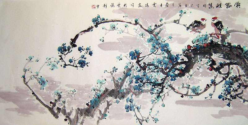 800x403 Plum Blossom - Plum Blossom Painting