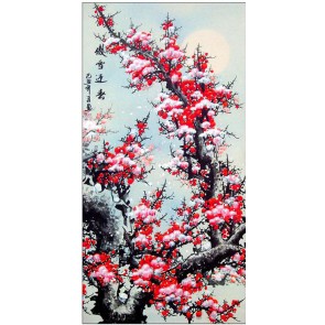 295x295 Chinese Plum Blossom Painting Calligraphy Of China - Plum Blossom Painting