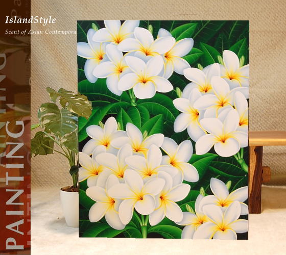 560x500 Auc Islandstyle Rakuten Global Market Bali Art Flower - Plumeria Flower Painting
