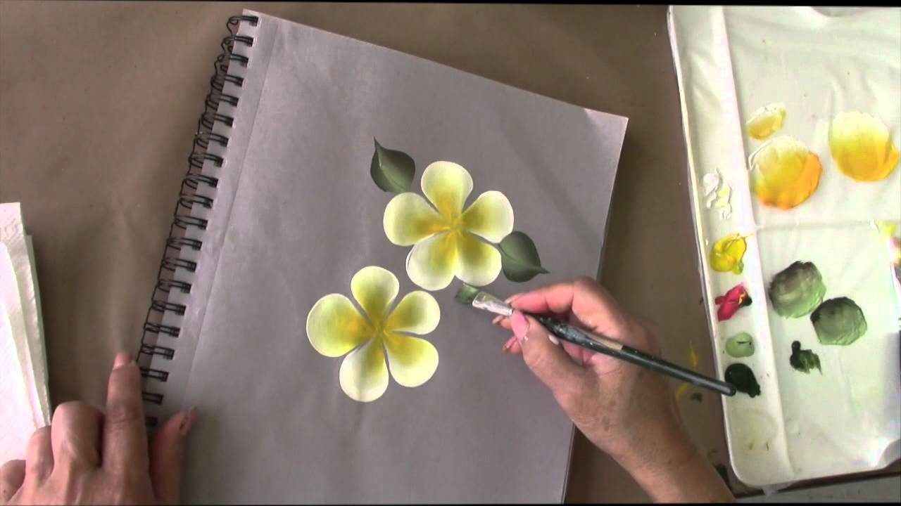 1280x720 Plumeria - Plumeria Painting