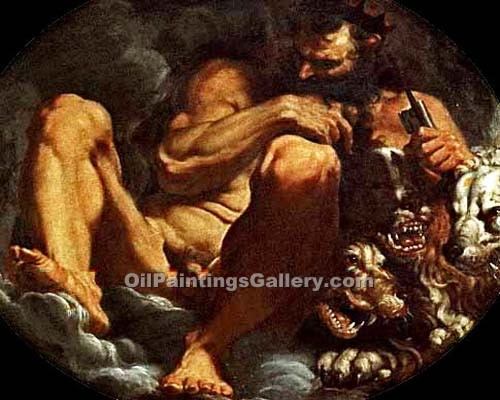 500x400 Pluto By Agostino Carracci (Painting Id Da 2003 Ka) - Pluto Painting
