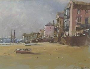 300x233 Michael D Hill Original Watercolour Painting - Plymouth Harbor Painting