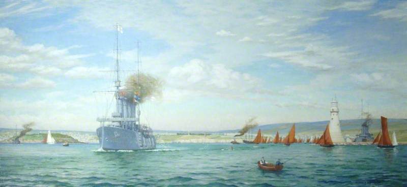 800x368 Plymouth Harbour Art Uk - Plymouth Harbor Painting