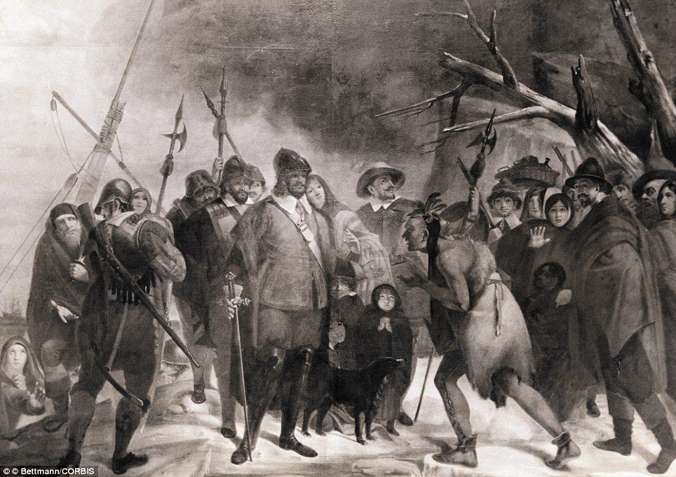 964x680 The Map That Shows Where America Came From Fascinating - Plymouth Rock Painting