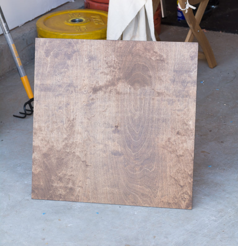 768x792 Stained And Painted Diy Plywood Art - Plywood Art Painting