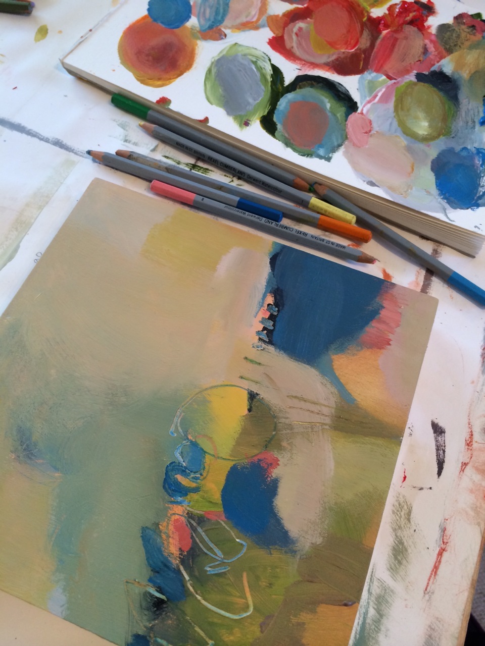 960x1280 Mixed Media Drawing - Plywood Painting Art