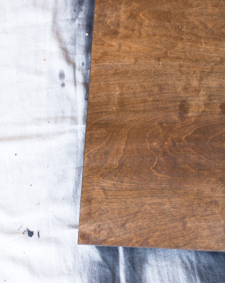 768x966 Stained And Painted Diy Plywood Art - Plywood Painting Art