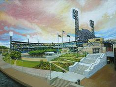 236x177 Sports Paintings - Pnc Park Painting