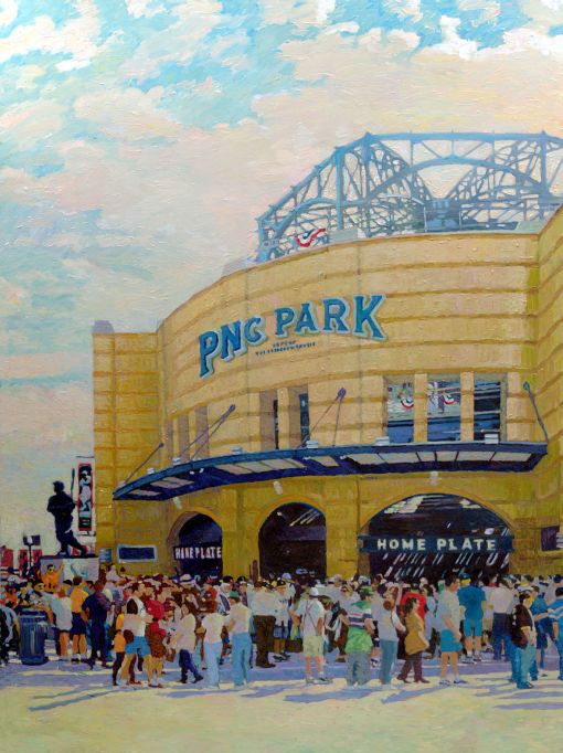 510x682 Tom Mosser Almart Fine Art Publishing - Pnc Park Painting