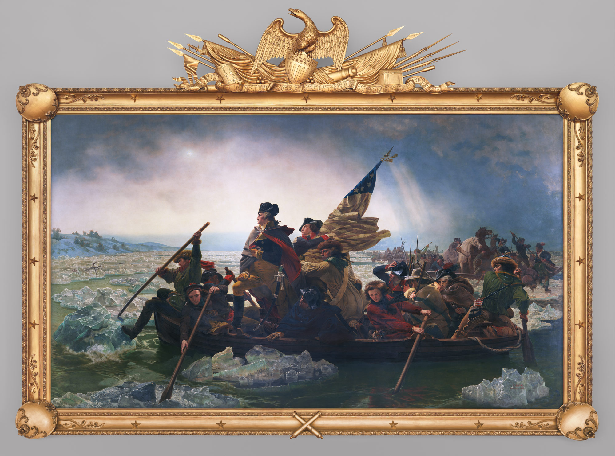 2000x1485 Washington Crossing The Delaware Emanuel Gottlieb Leutze 97.34 - Pnc Park Painting