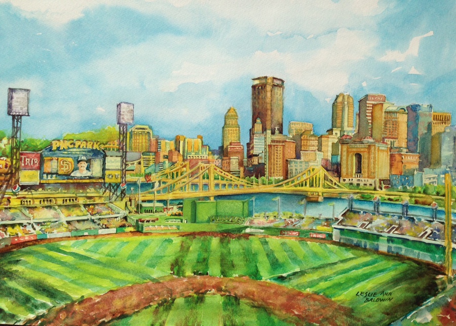 900x644 Southartspgh - Pnc Park Painting