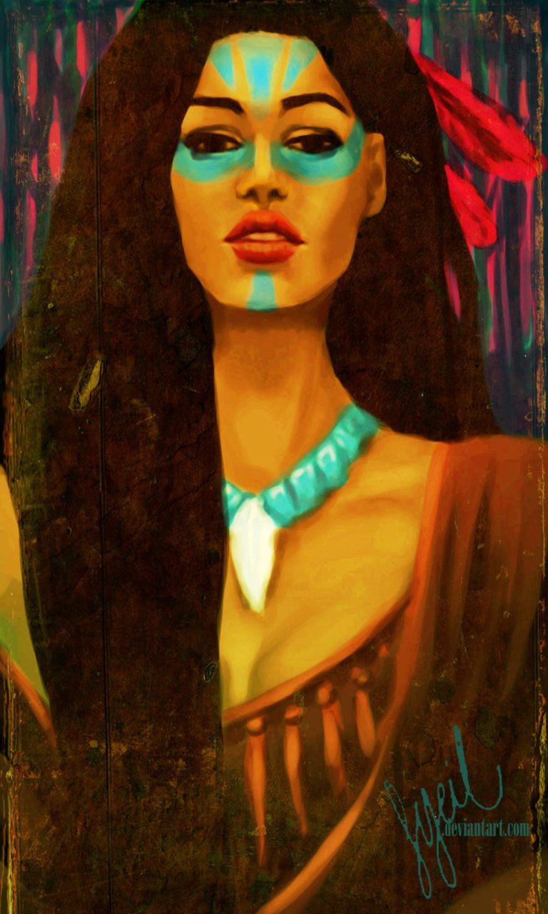 768x1280 Pocahontas Disney Pocahontas Finger, Princess - Pocahontas Painting
