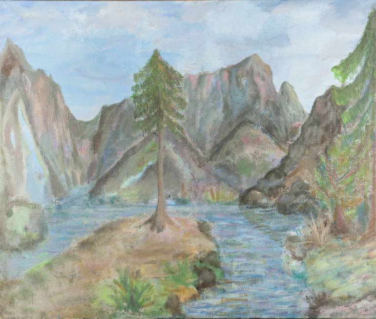 770x653 Saatchi Art Pocahontas Painting By Sebok Balazs - Pocahontas Painting