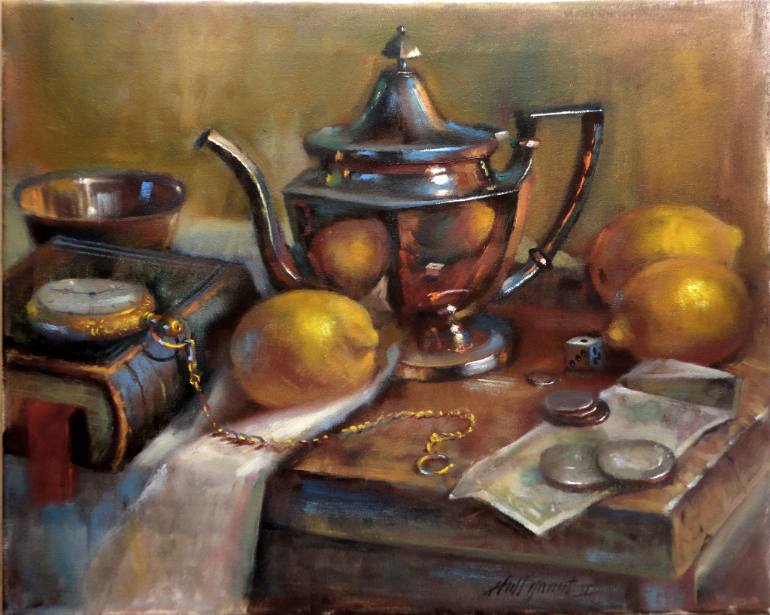 Pocket Watch Painting at PaintingValley.com | Explore collection of ...