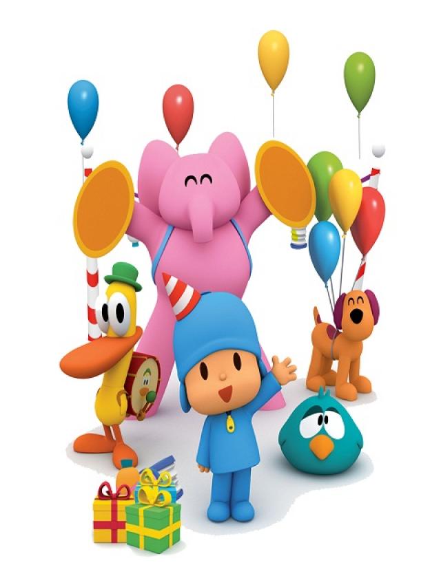 640x853 Playdate With Pocoyo - Pocoyo Painting