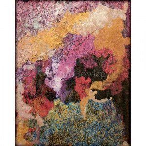 300x300 Acrylic Painting - Poetess Painting